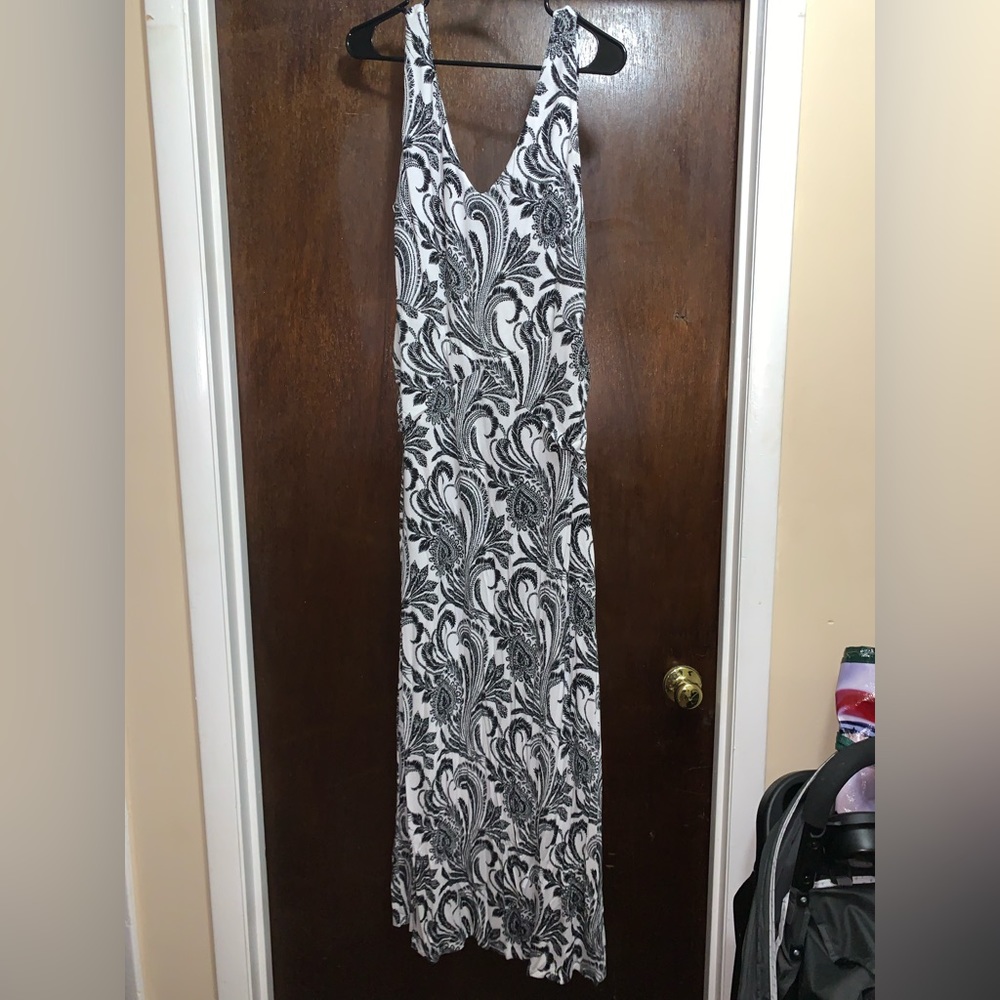 Black & white INC dress